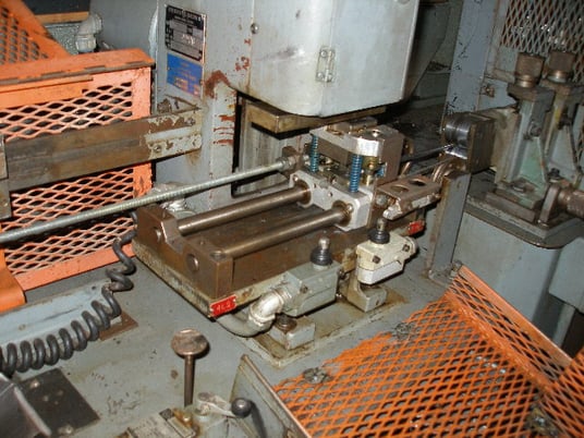 6 Stand, Maplewood, 1" arbor, 2" roll space, .25"-2.5" vertical adj., 4.5" horizontal centers, 300 FPM, 1975 - Image 3