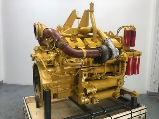 750 HP Caterpillar #3412E, Complete Diesel Engine, Rebuilt - Image 2