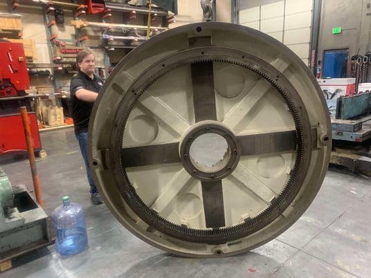 72" vertical turret lathe, 4-jaw chuck, vertical lathe - Image 2