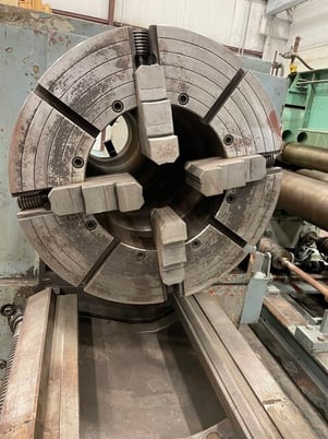 36" x 135 Lansing #G.36-135/8, hollow spindle lathe, 158" bed, variable speed spindle, Modul/Metric/Whitworth - Image 4