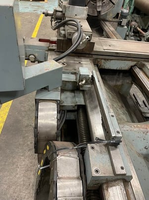 36" x 135 Lansing #G.36-135/8, hollow spindle lathe, 158" bed, variable speed spindle, Modul/Metric/Whitworth - Image 9