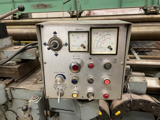36" x 135 Lansing #G.36-135/8, hollow spindle lathe, 158" bed, variable speed spindle, Modul/Metric/Whitworth - Image 10