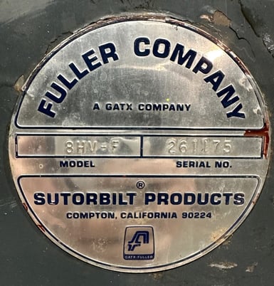 Sutorbilt #8HV-F, Blower, Bare Shaft, 4.5" diameter Inlet/Outlet - Image 6