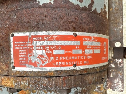 MD Pneumatics Tuthill #85-4009-B2773, Blower Package - Image 6