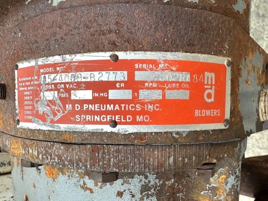 MD Pneumatics Tuthill #85-4009-B2773, Blower Package - Image 7