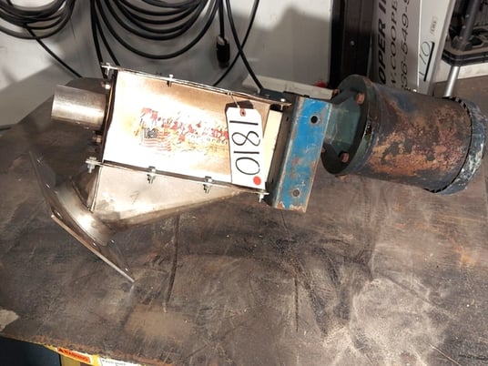 Flexicon, Drive Head w/Discharge Chute, 3" O.D., 6" diameter Outlet w/10" x 10" Flange, 3 HP, 230/460 V - Image 1