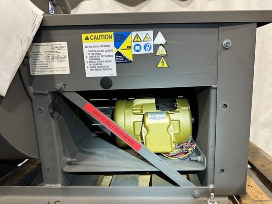 1500 cfm @ 3" S.P., New York Blower, General Purpose Fan, Size 12 PLR, Arr-10, 4.5" width Wheel, 13.5" Inlet - Image 4