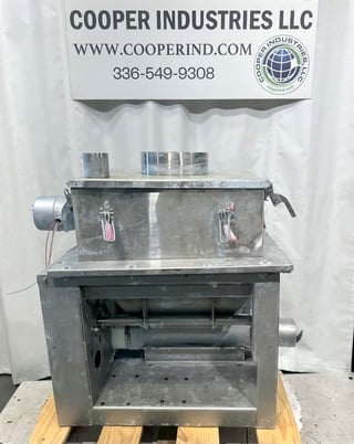 2.5" diameter, Accu-Rate, Screw Feeder, 10" diameter Inlet, 2.5" x 24" x 32.5" H Hopper, 1 HP, 208-230/460 V - Image 2