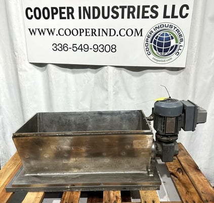 Stainless Steel Jacketed Ingredient Feeder/Lumpbreaker, 25.5" x 12.5" Inlet, 25.5" x 6.5" Outlet, 12" overall - Image 5