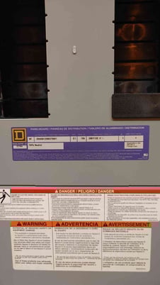 600 Amp. Square D, Panelboard, 120/208Y Volts, 600A 700A NF Panelboard Loaded NEW 14 Breakers Installed - Image 7