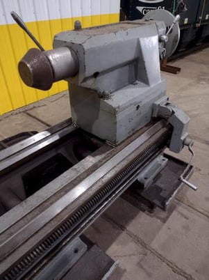 38" x 120" Poreba #TPL-90/M, hololow spindle lathe, 28" chk, 4-jaw, 12-1/2"hole, 5-250 RPM, forward & reverse - Image 10