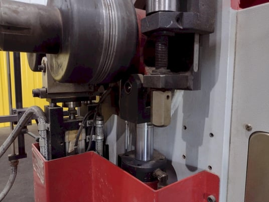 2-3/8" x 2-3/8" x 1/4" Simasv #CHV3360-NC, hydraulic angle bending rolls, 7" roll diameter, 10 RPM, 2001 - Image 4