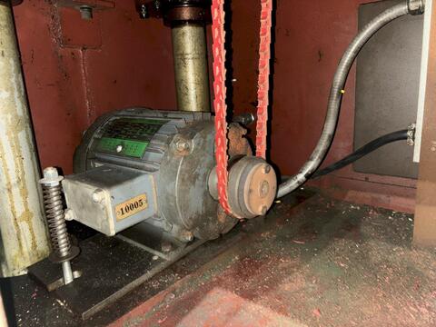6000 lb. Hansford Davis #1020, Die Handler, 1.5 HP, 43" X 24" platen, - Image 9