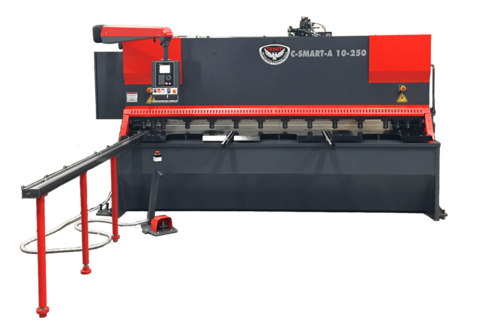 1/4"-3/4" RMT C-SMART Series, hydraulic swing beam shears, 12 models, 10' 2" or 12' 2" max L, 14" throat, 20 - Image 1