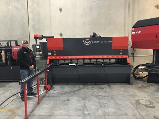 1/4"-3/4" RMT C-SMART Series, hydraulic swing beam shears, 12 models, 10' 2" or 12' 2" max L, 14" throat, 20 - Image 2