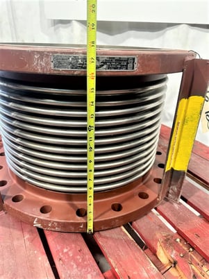 Stainless Steel Expansion Joint, 20.25" I.D. w/27.5" O.D. Flange, 100 psig, 600 F, Never Used, 2020 - Image 2