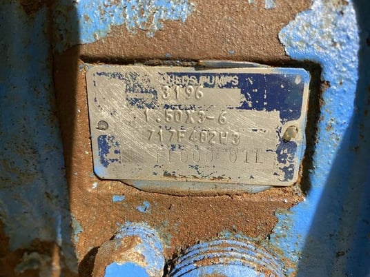 Goulds #3196, Stainless Steel Pump, 1.5" x 3"-6" Size - Image 4