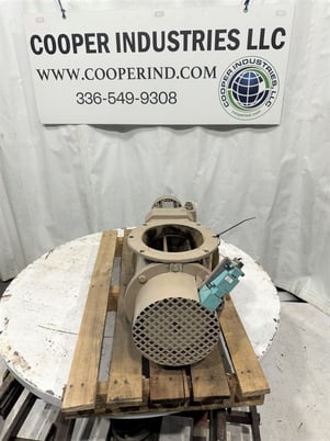 7" Rotary Airlock w/Drive, Carbon Steel, 7" Inlet/Outlet, 11" H Inlet to Outlet, 0.55 kW, 230/400 V - Image 4