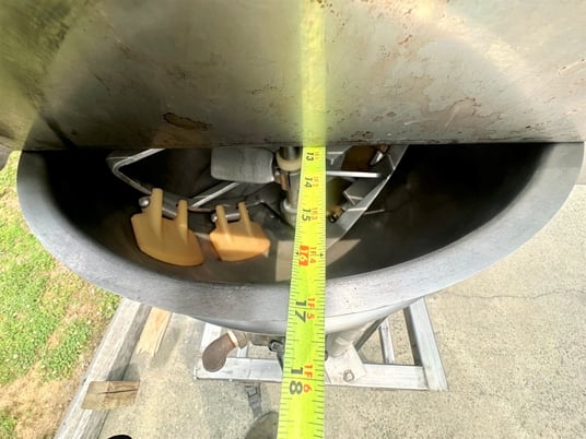 Jacketed Mixing Stainless Tank, 17" diameter X 10" H Tank, 0.25 HP, 130 V - Image 4