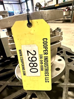 4" Rotork, Split Bodied Full Port Stainless Ball Valve w/Air Actuator, 150 psi, 2020 - Image 2