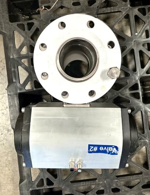 4" Rotork, Split Bodied Full Port Stainless Ball Valve w/Air Actuator, 150 psi, 2020 - Image 3