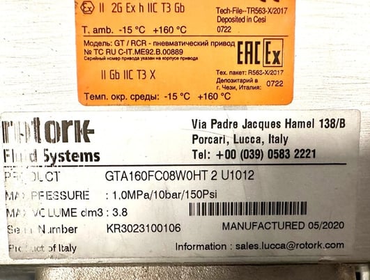 4" Rotork, Split Bodied Full Port Stainless Ball Valve w/Air Actuator, 150 psi, 2020 - Image 7