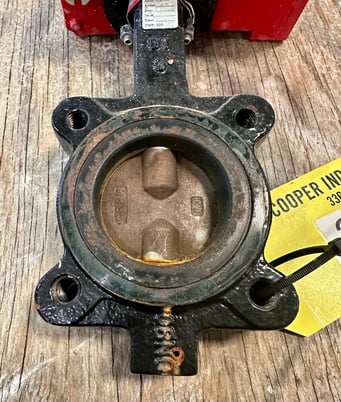 3" Triac #WE-500XXT, Butterfly Valve, Stainless/Carbon Steel, 500 in.lb. torque, 115 V - Image 6