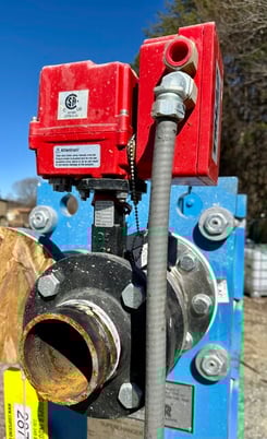 3" Triac #WE-500XXT, Butterfly Valve, Stainless/Carbon Steel, 500 in.lb. torque, 115 V - Image 8