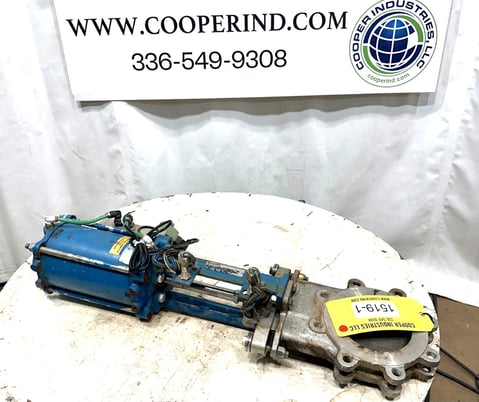 6" DeZurik, Pneumatic Knife Gate, Stainless Steel, Air Cylinder Actuated, 150 psi CWP - Image 3