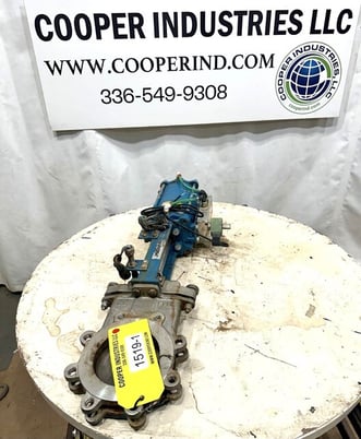 6" DeZurik, Pneumatic Knife Gate, Stainless Steel, Air Cylinder Actuated, 150 psi CWP - Image 4