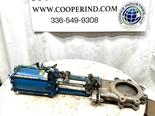 6" DeZurik, Pneumatic Knife Gate, Stainless Steel, Air Cylinder Actuated, 150 psi CWP - Image 5