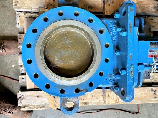 10" DeZurik #KSV, Manual Knife Gate Valve, 740 psi CWP, 300 psi Nominal Valve Class, 180 F max., Never Used - Image 8