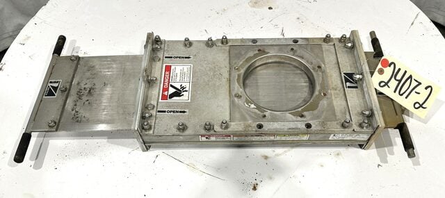 6" Salina Vortex #FHS06-P-PET, Maintenance Gate Valve, Manual Slide Valve - Image 3