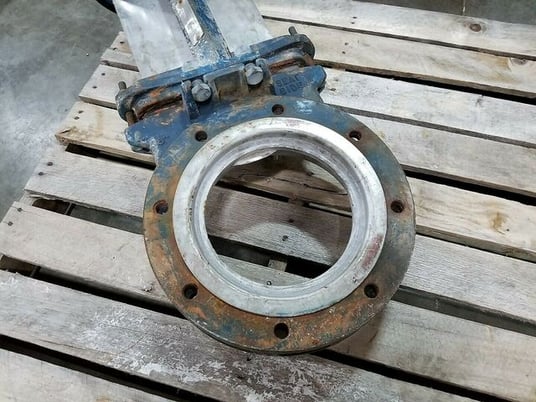 8" Fabri Valve, Stainless Steel Slide Gate Valve, Handwheel Actuated, 150 psi CWP, 150 F max. - Image 4