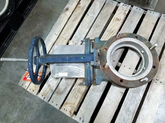 8" Fabri Valve, Stainless Steel Slide Gate Valve, Handwheel Actuated, 150 psi CWP, 150 F max. - Image 5