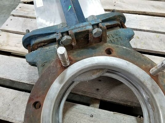 8" Fabri Valve, Stainless Steel Slide Gate Valve, Handwheel Actuated, 150 psi CWP, 150 F max. - Image 6