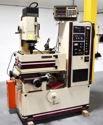 Chevalier #ED-252, sinker Electrical Discharge Machine, 23.6" x11.8" tbl., 2-Axis digital read out, 1992 - Image 2