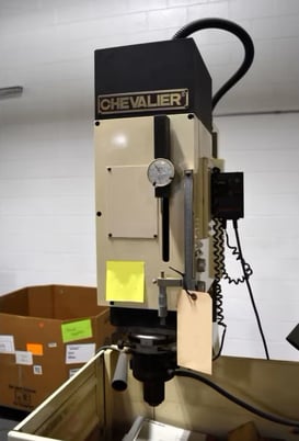 Chevalier #ED-252, sinker Electrical Discharge Machine, 23.6" x11.8" tbl., 2-Axis digital read out, 1992 - Image 5