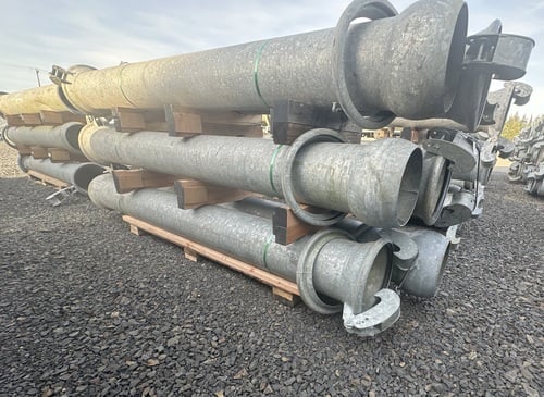 Bauer 12" galvanized pipe, approx 3/16"thick, 200+ pieces available from 9'10"-11' 1"L - Image 10