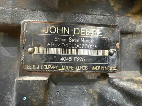 130 HP Deere #4045-Hf275, diesel engine, 100 day parts warranty - Image 1