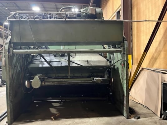 3/4" x 12' Pacific #500R12, hydraulic power squaring shear, 48" front operated power back gauge, 14 hold downs - Image 2
