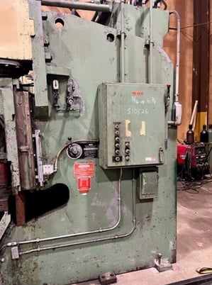 3/4" x 12' Pacific #500R12, hydraulic power squaring shear, 48" front operated power back gauge, 14 hold downs - Image 3