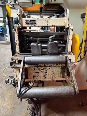 176 Ton, Seyi #SN1-176S, single crank gap frame press, 7.87" stroke, 15.7" SDAU, 3.9" adj., 30-50 SPM, 20 HP - Image 5