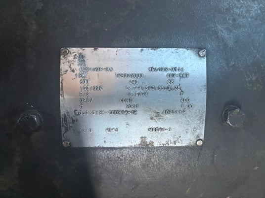 150 HP 1750/2000 RPM Baldor, Frame 407-9AT, DPBV, 1.00 service factor, w/blower, 500 VA - Image 2