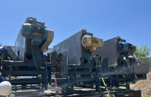 Brewer, 3-head Resaw, with spare re-crowned band wheels - Image 3