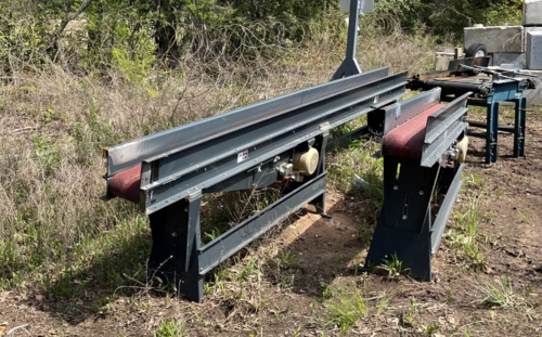 Newman #KM16, trimsaw, 5 heads, waste conveyor - Image 10