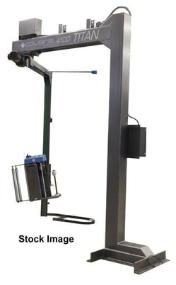 Cousins #Titan-4100-35-FA, Automatic Stretch Wrapper, 20" film, 35/hr, 50" x 50" x 86" max load, 1-12 RPM - Image 4