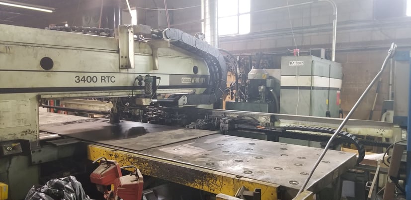40 Ton, Whitney #3400-RTC, plasma/punch with Hypertherm 2000, 1997 - Image 2