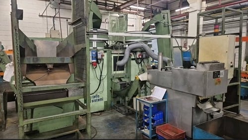 Riello #Boss, vibratory bowl fed dual side rotary transfer machi, 8 heads, 1350 PPH - Image 1
