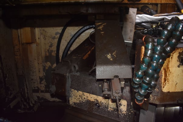 Mitsubishi #GP-370, cylindrical angle head grinder, 20" diameter x 3" width x 8" bore wheel, 2246 RPM - Image 7